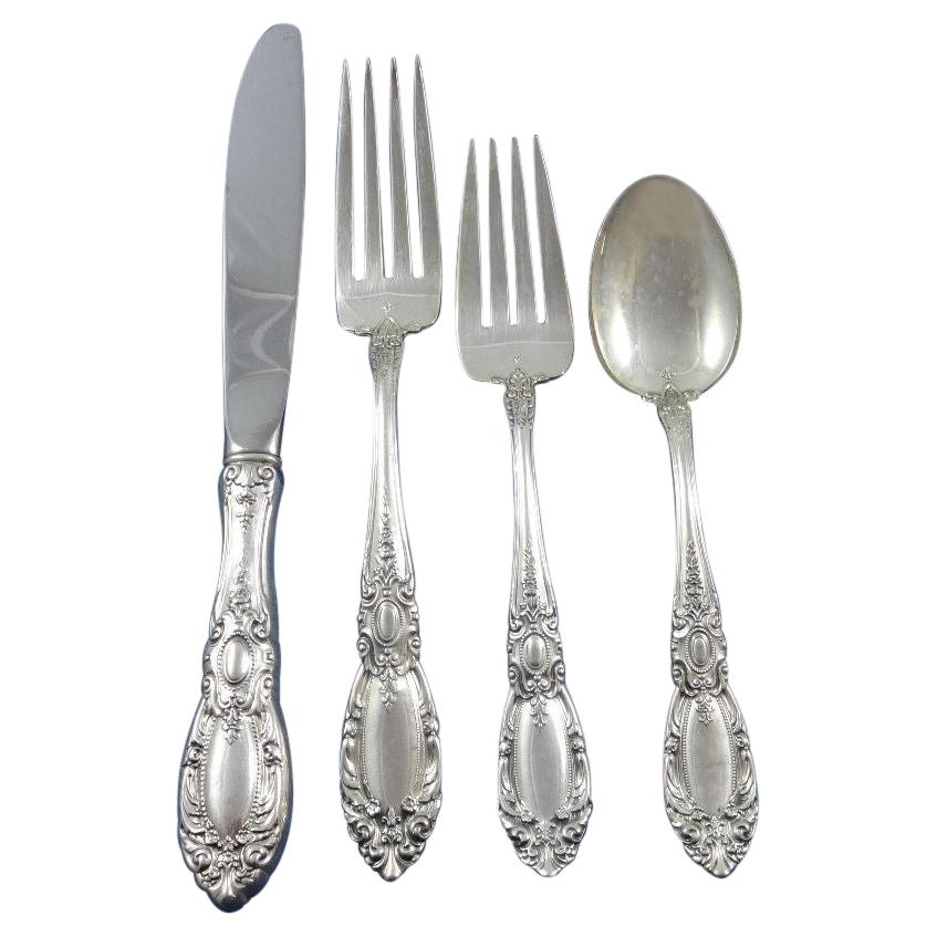 King Richard by Towle Sterling Silver Flatware Set For 8 Service 42 Pieces New