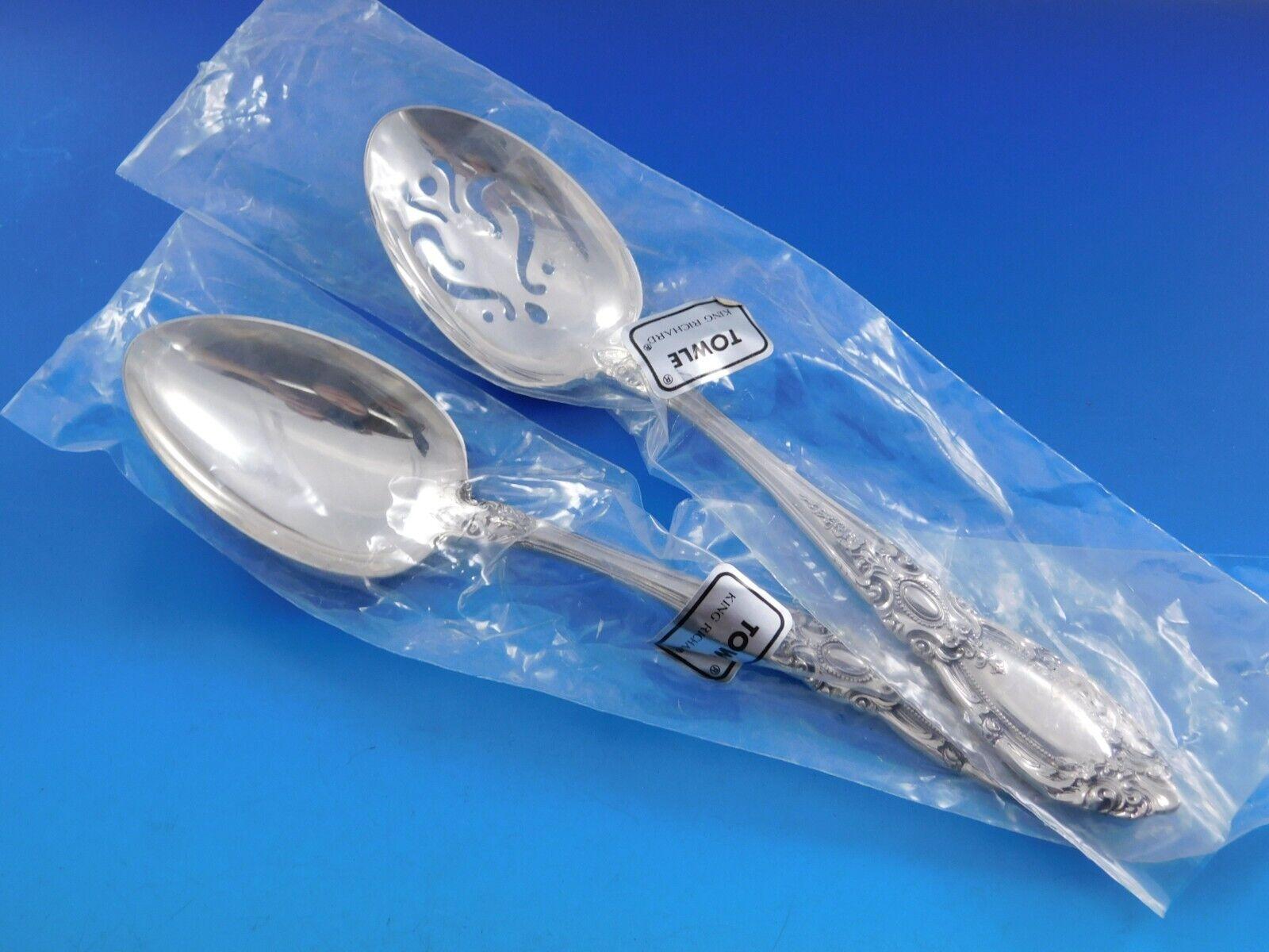 King Richard by Towle Sterling Silver Flatware Set Service 93 pcs Dinner Unused 3