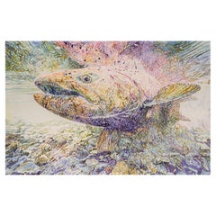 "King Salmon" Original Watercolor by Grant Nixon