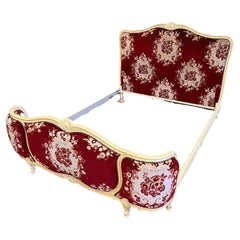 French Antique Demi Corbeille Bed