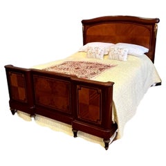 King, French Wooden Antique Bed