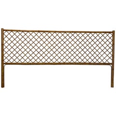 Vintage King Size Bamboo Headboard