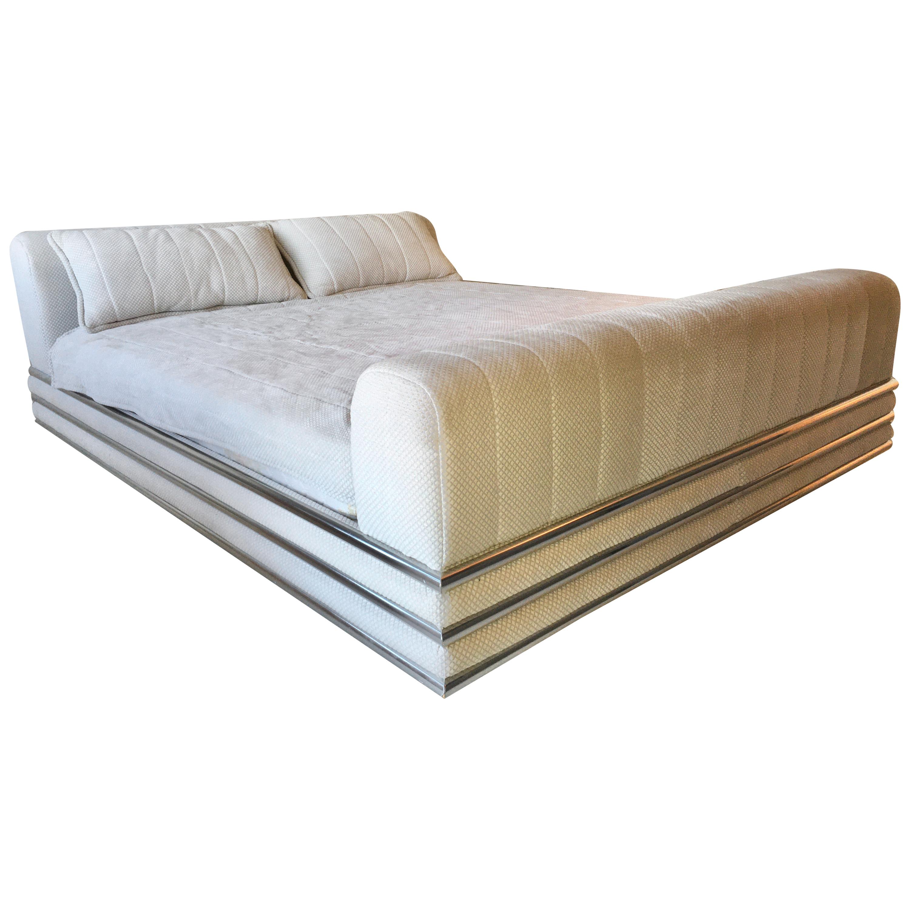 King Size Bed in Style of Brueton's Radiator Bed