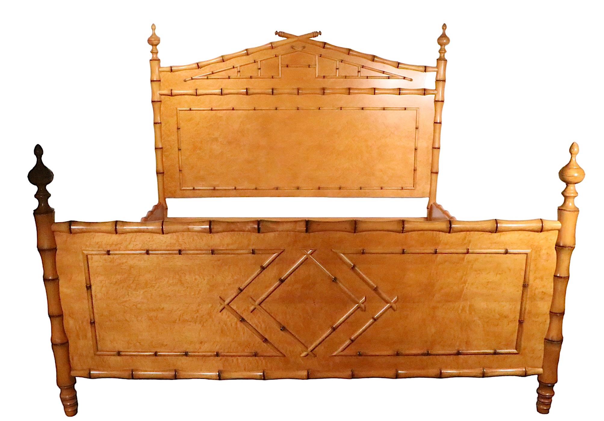  King Size British Colonial Style Bed by Martha Stewart for Bernhardt  2