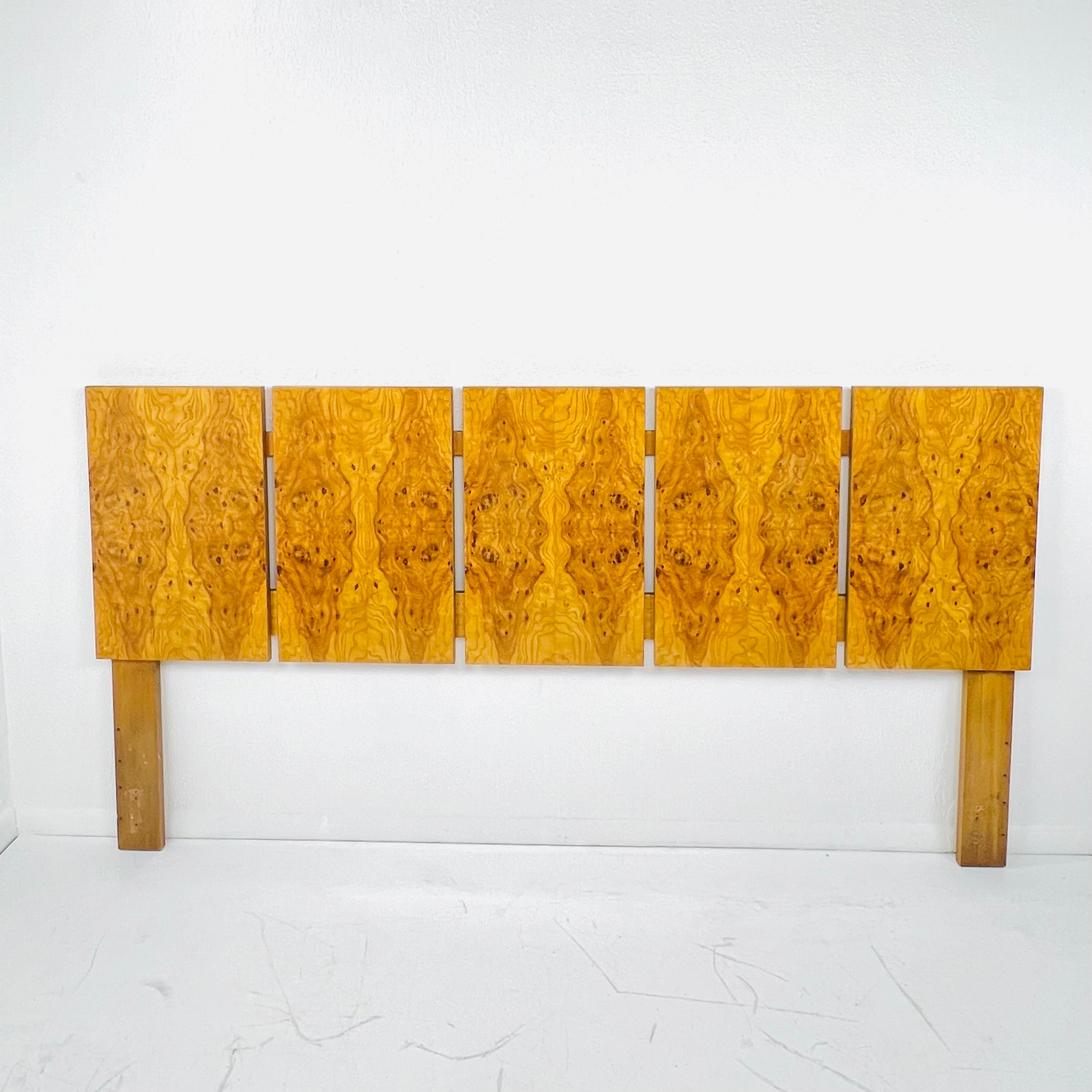 burlwood headboard