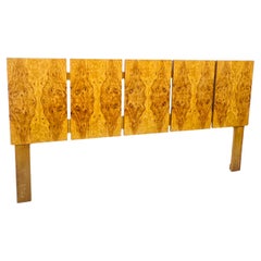 Used King Size Burl Wood Headboard by Milo Baughman for Lane