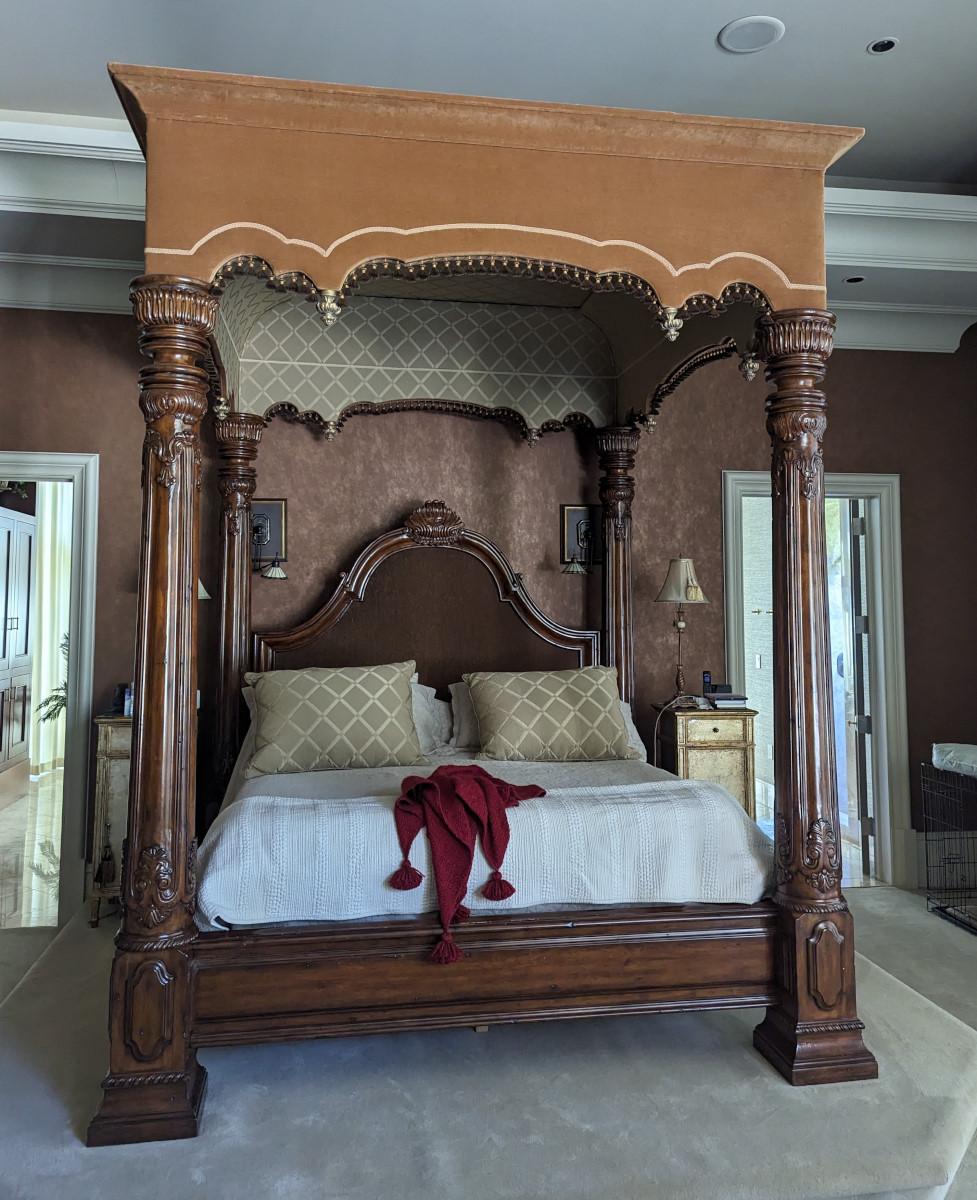 king size bed canopy