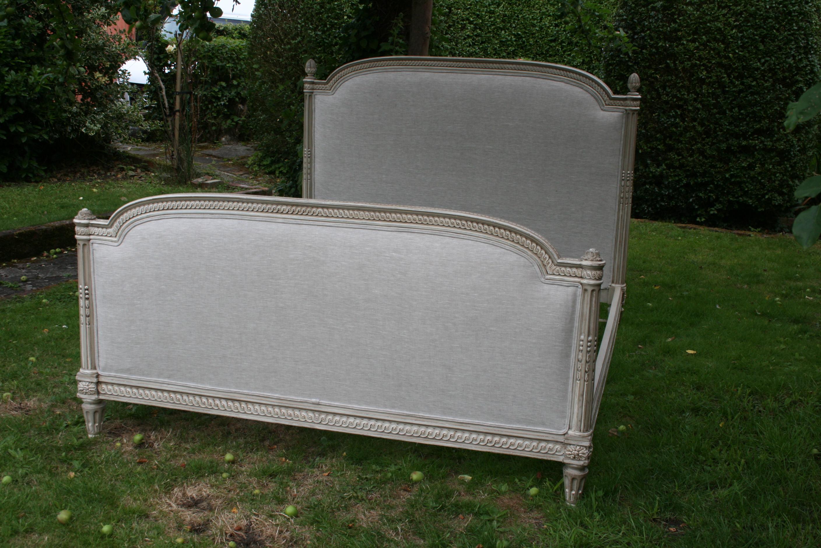 Carved King Size French Bed