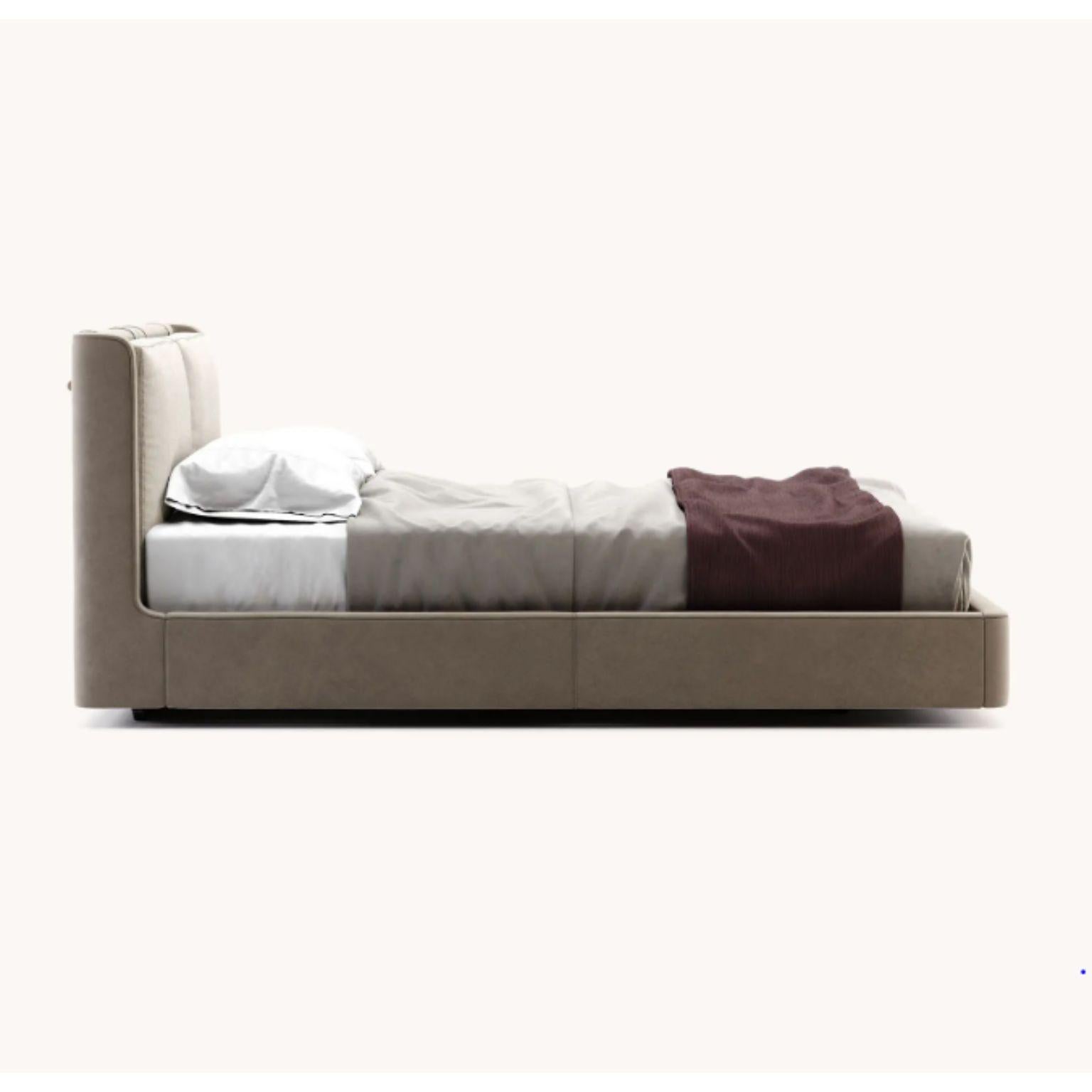 Contemporary King Size Kelsi Bed by Domkapa For Sale