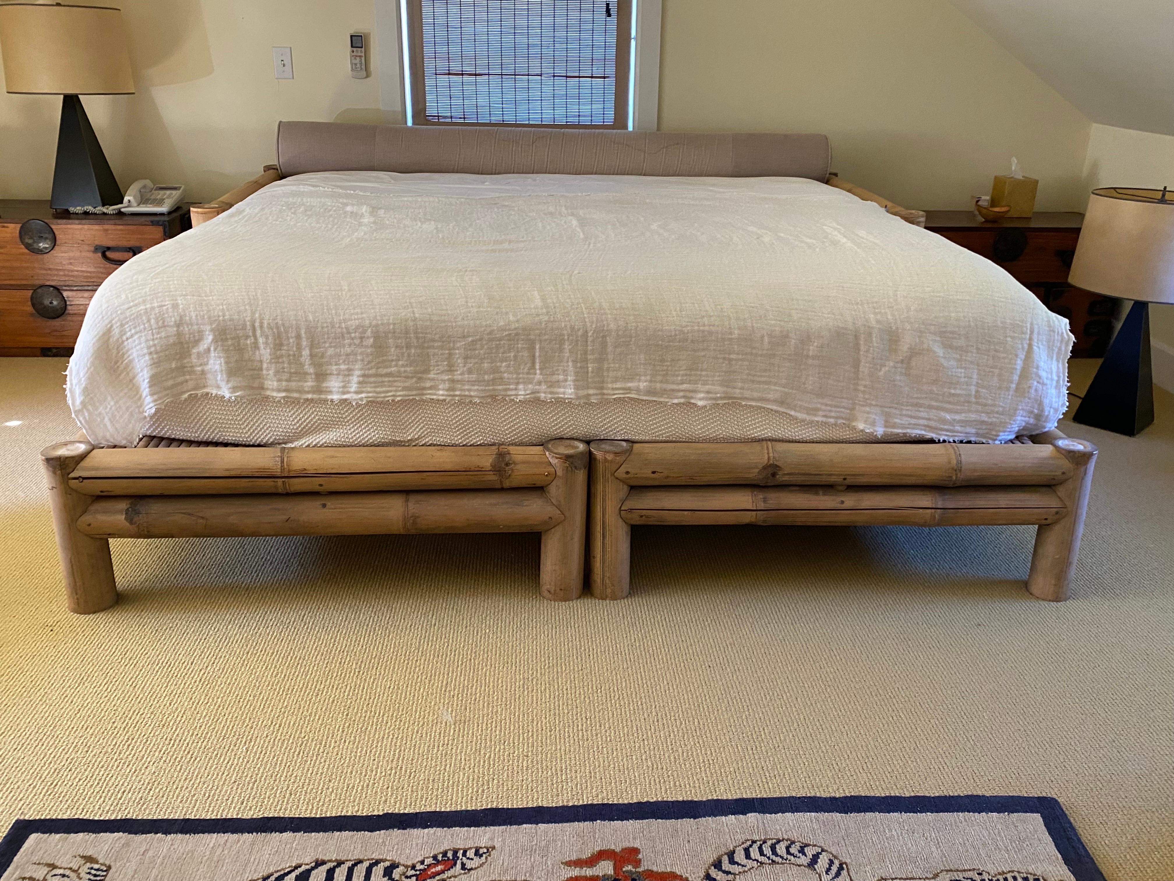 King Size Large Bamboo Bed Frame For Sale 1