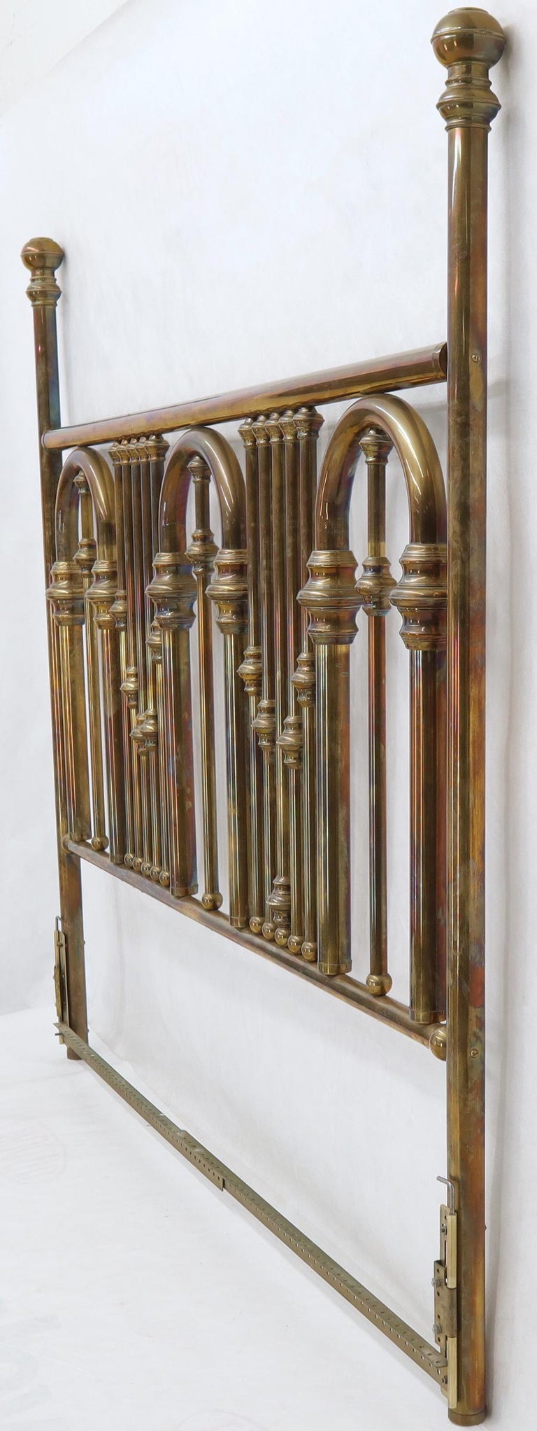 King Size Large Brass Headboard at 1stDibs