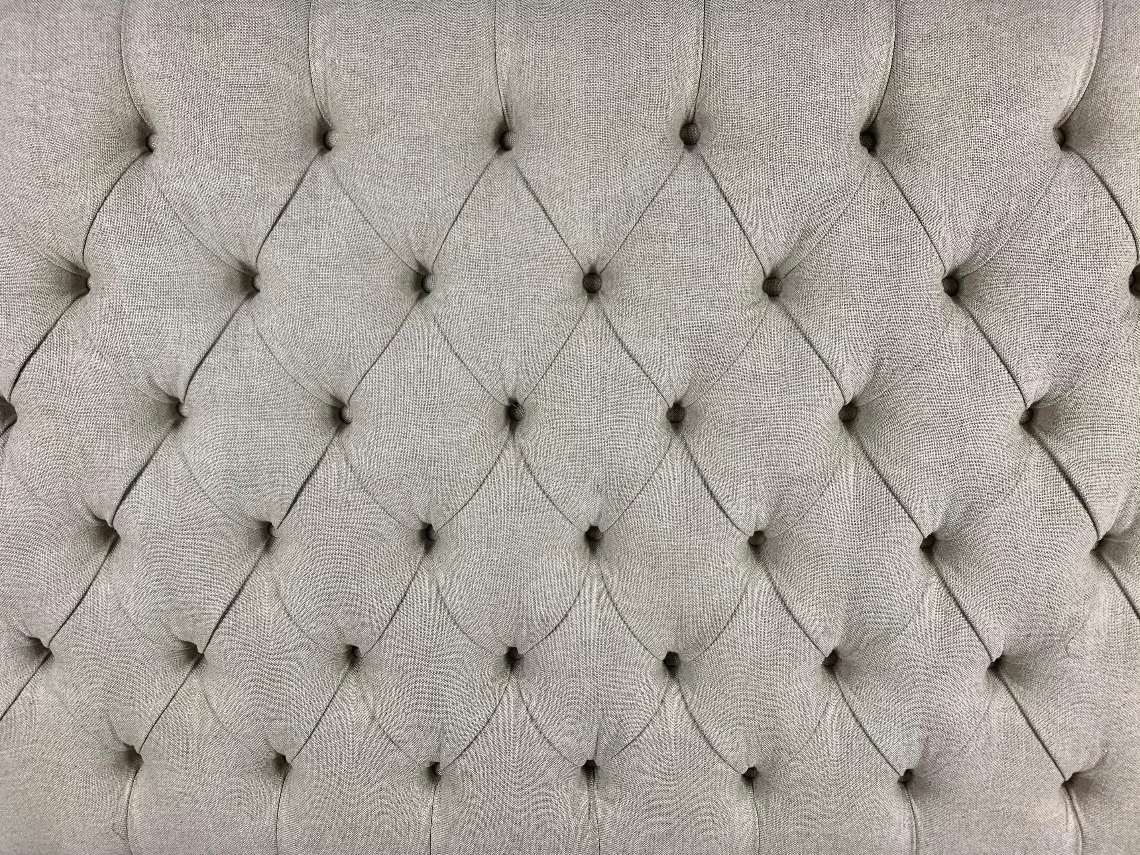 king size linen headboard