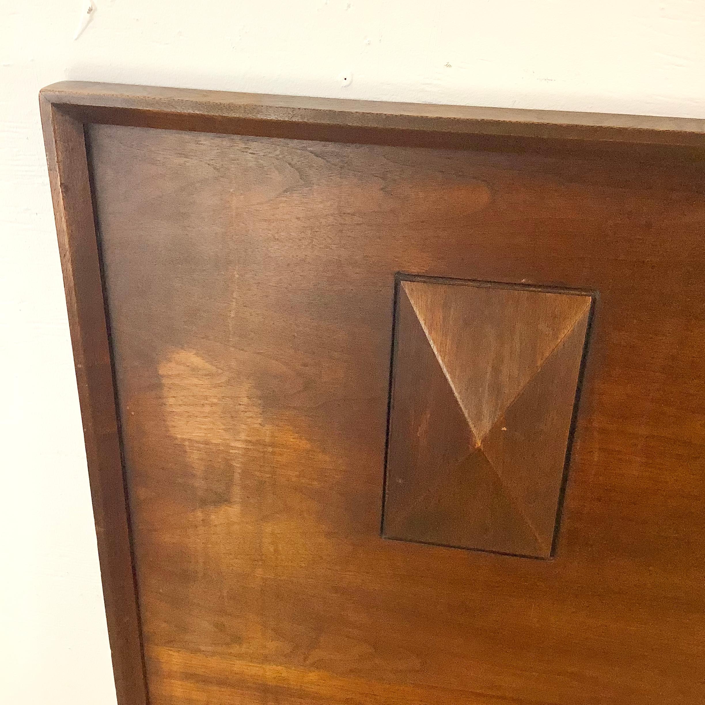 King Size Mid-Century Kopfteil im Angebot 1