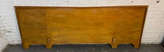 King Size Mid-Century Modern Bow-Shaped Headboard