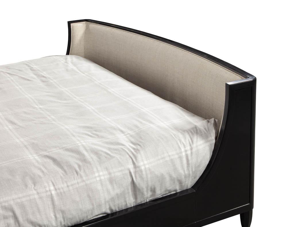 King Size Modern Sleigh Bed by Baker Furniture Barbara Barry 1
