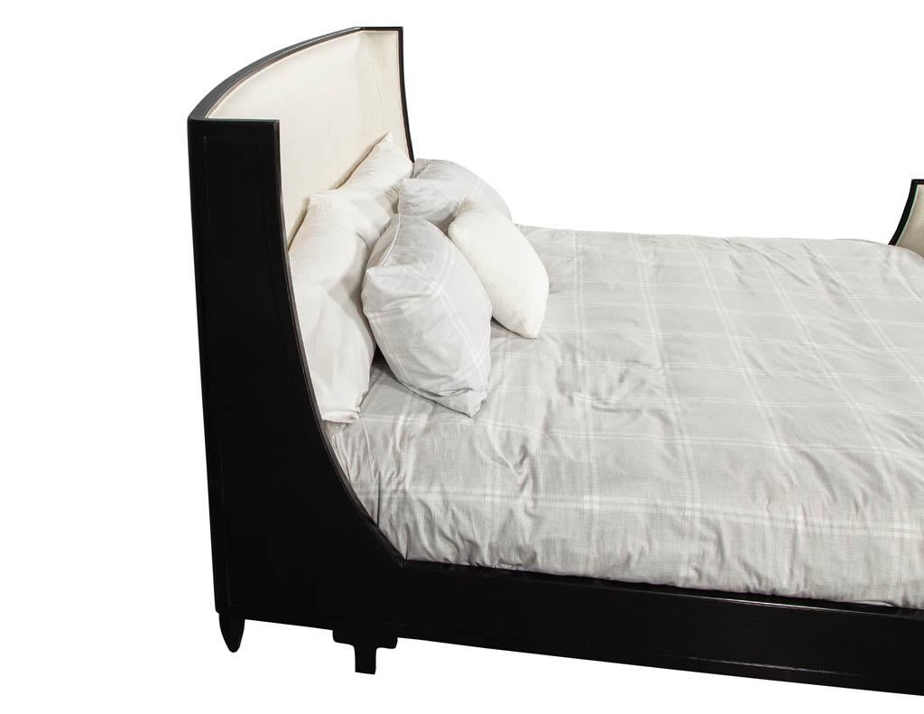 King Size Modern Sleigh Bed by Baker Furniture Barbara Barry 3