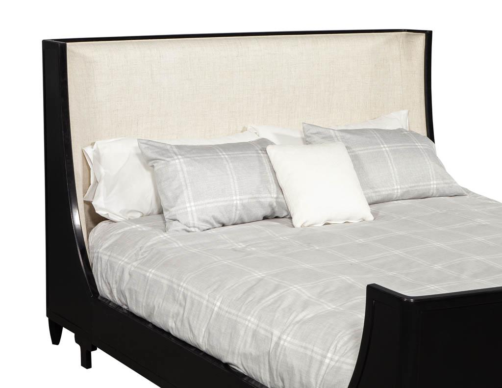 King Size Modern Sleigh Bed by Baker Furniture Barbara Barry 5