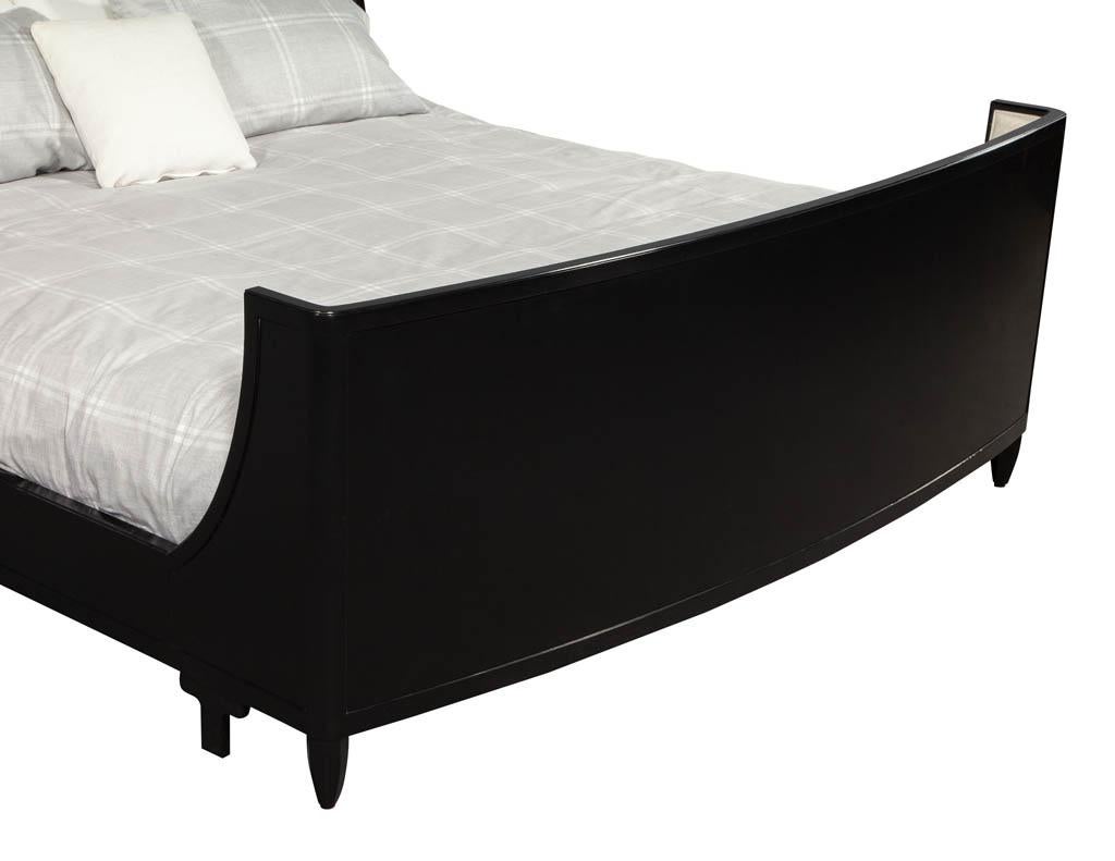 King Size Modern Sleigh Bed by Baker Furniture Barbara Barry 6