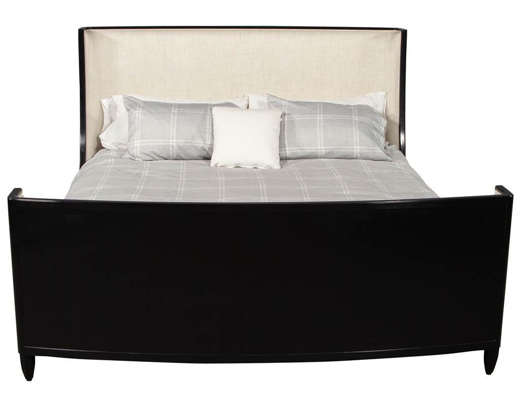 King Size Modern Sleigh Bed by Baker Furniture Barbara Barry 7