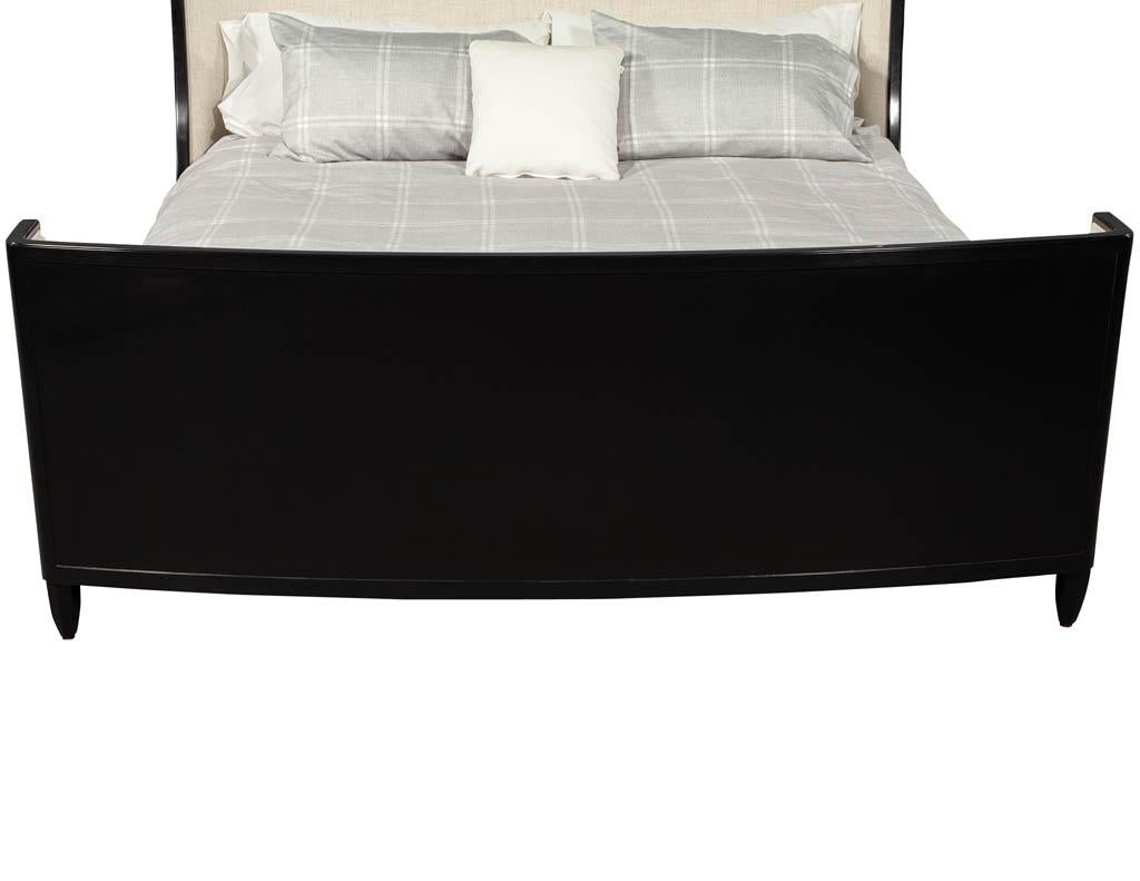 King Size Modern Sleigh Bed by Baker Furniture Barbara Barry 9