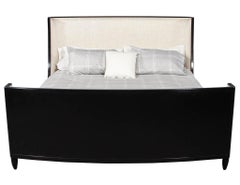 King Size Modern Sleigh Bed by Baker Furniture Barbara Barry
