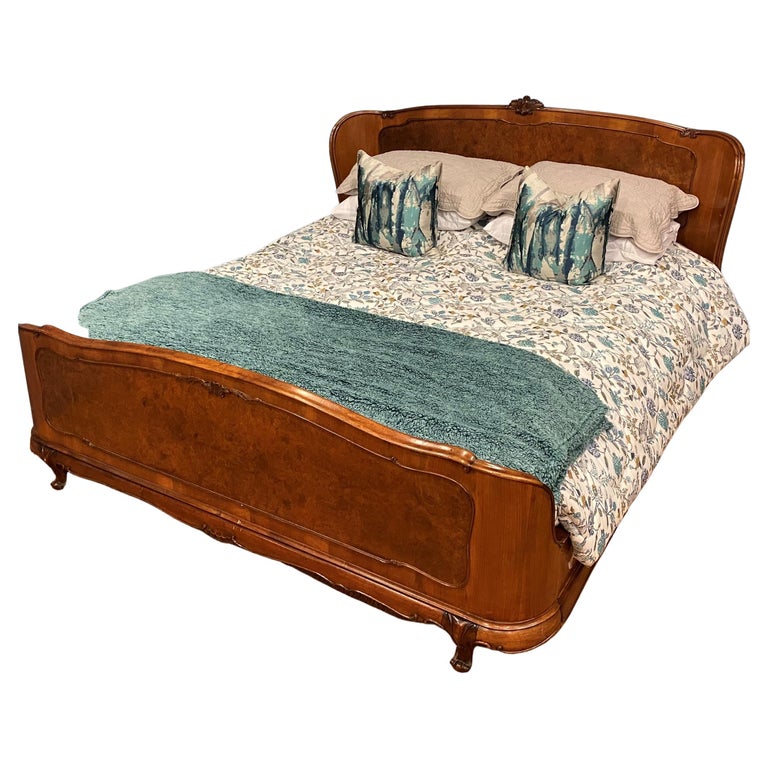 Super King Italian Walnut Bed, Small Super King Size Bed Frame