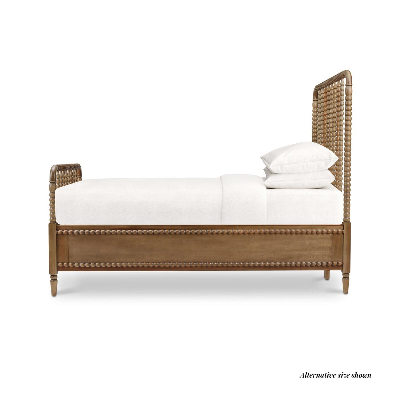 Country King Size Spindle Bed Frame For Sale