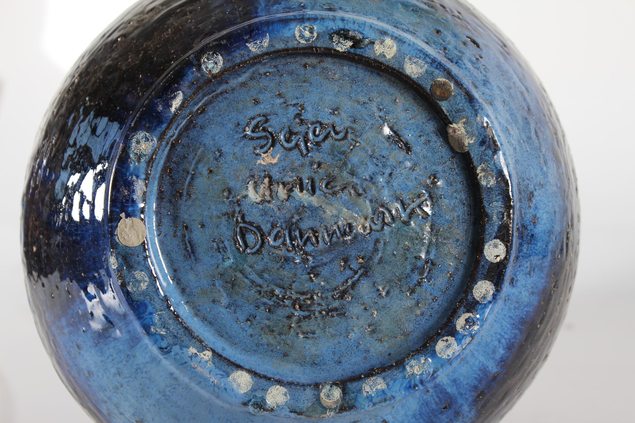 Vaso da terra Unica King Size di Danish Sejer Ceramic Studio Pottery Denmark, anni '70 in vendita 2