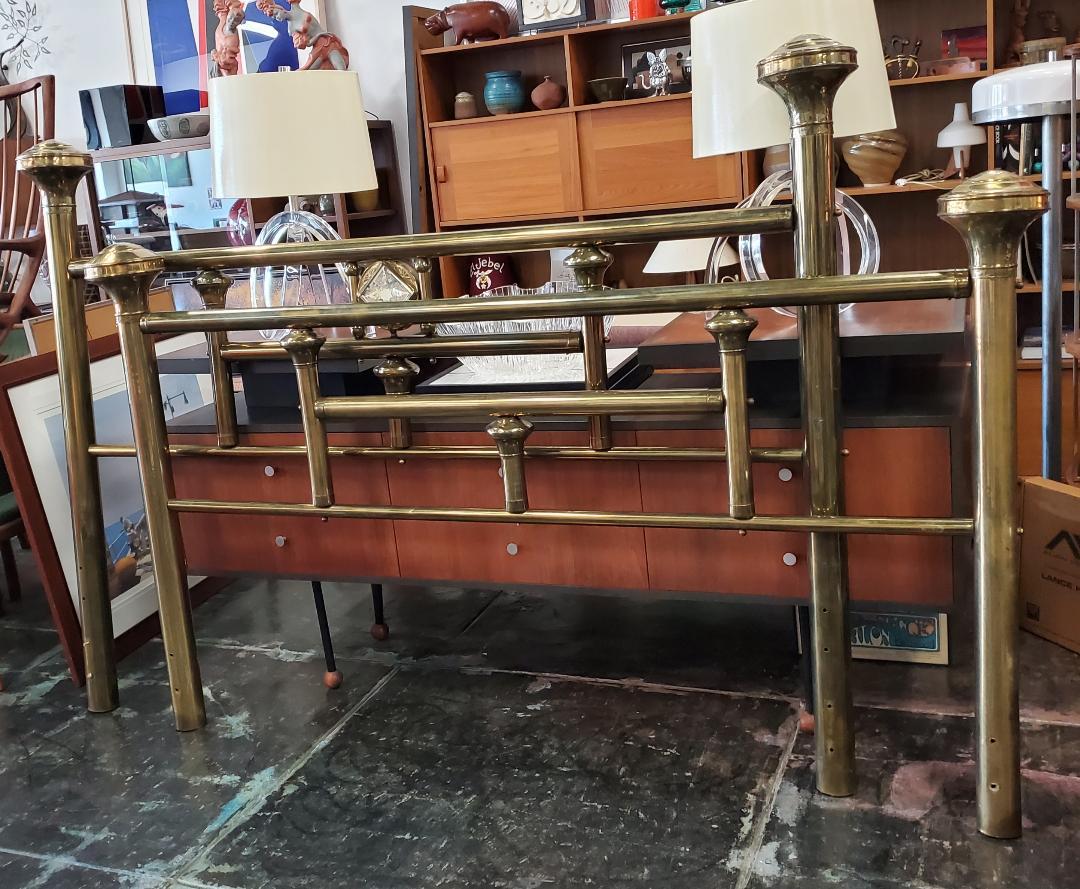 king size brass bed frame