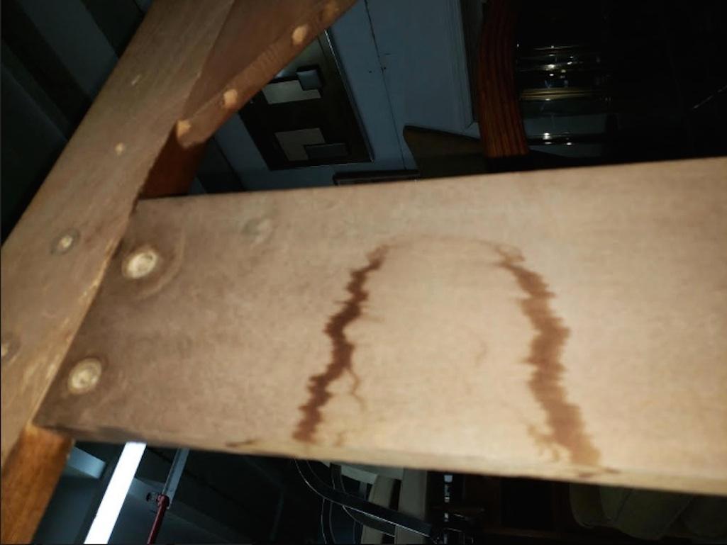 King Size Walnut Headboard In Good Condition In Brooklyn, NY