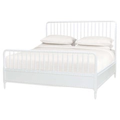 King Size White Spindle Bed Frame
