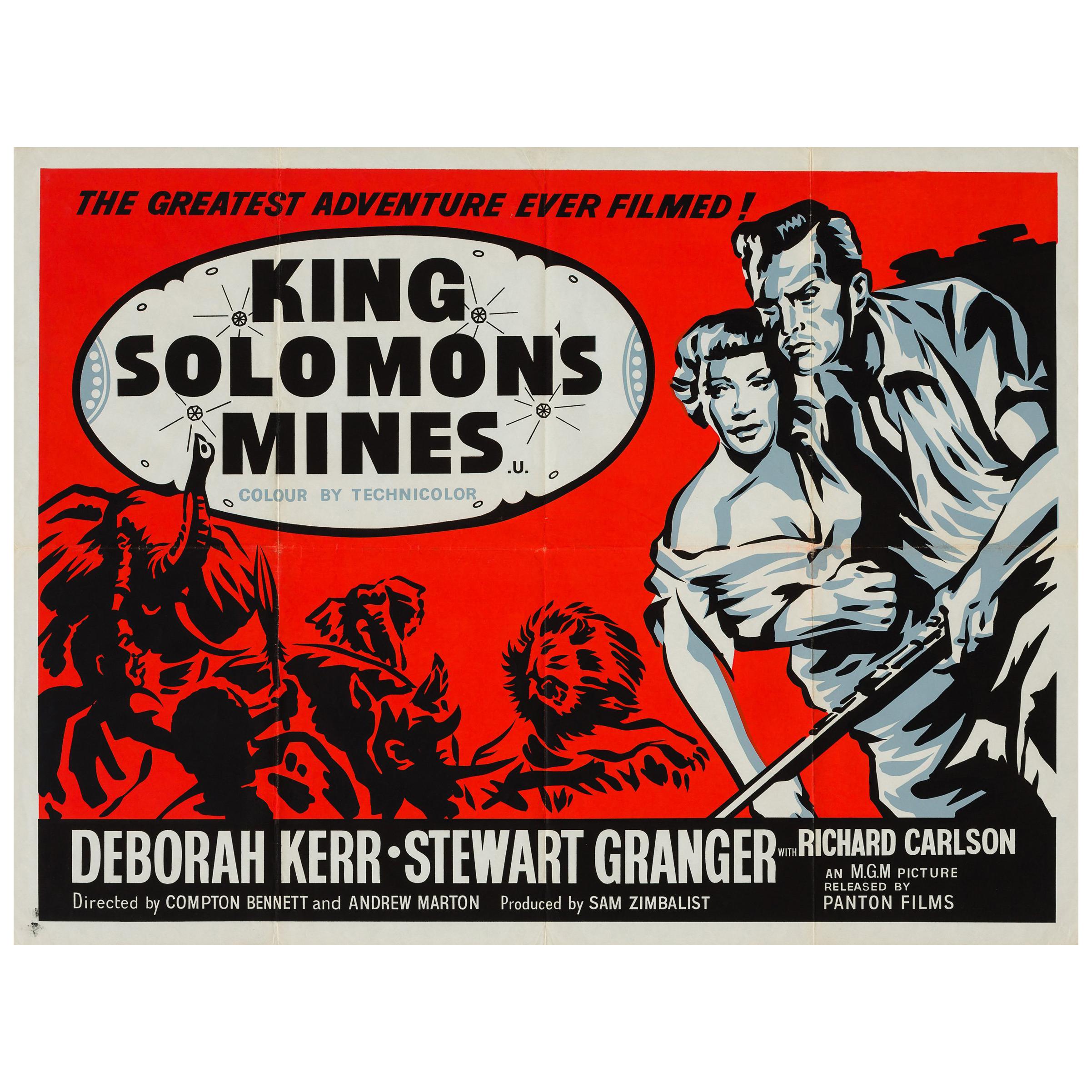 King Solomon's Mines Original UK Film Poster, 1950