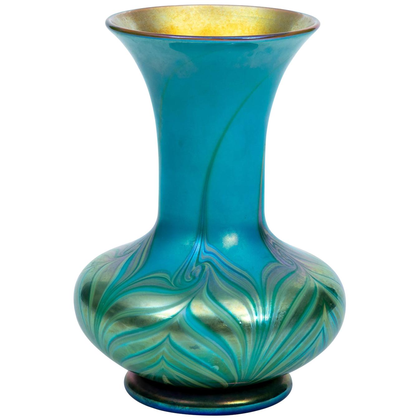 King Tut Design Vase by Lunderg Studios