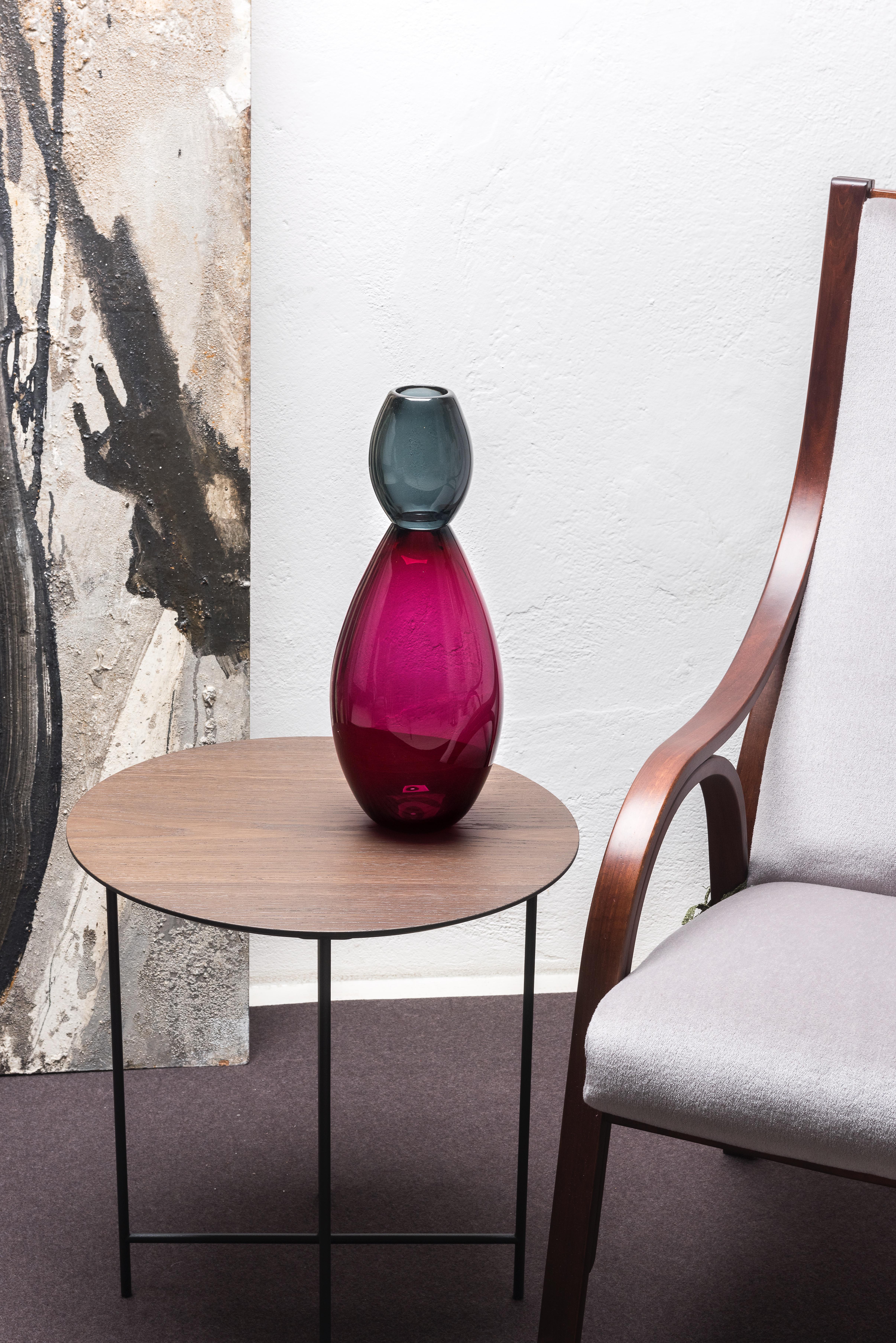 Moderne Vase King Karim Rashid du 21e siècle en verre de Murano de différentes couleurs en vente