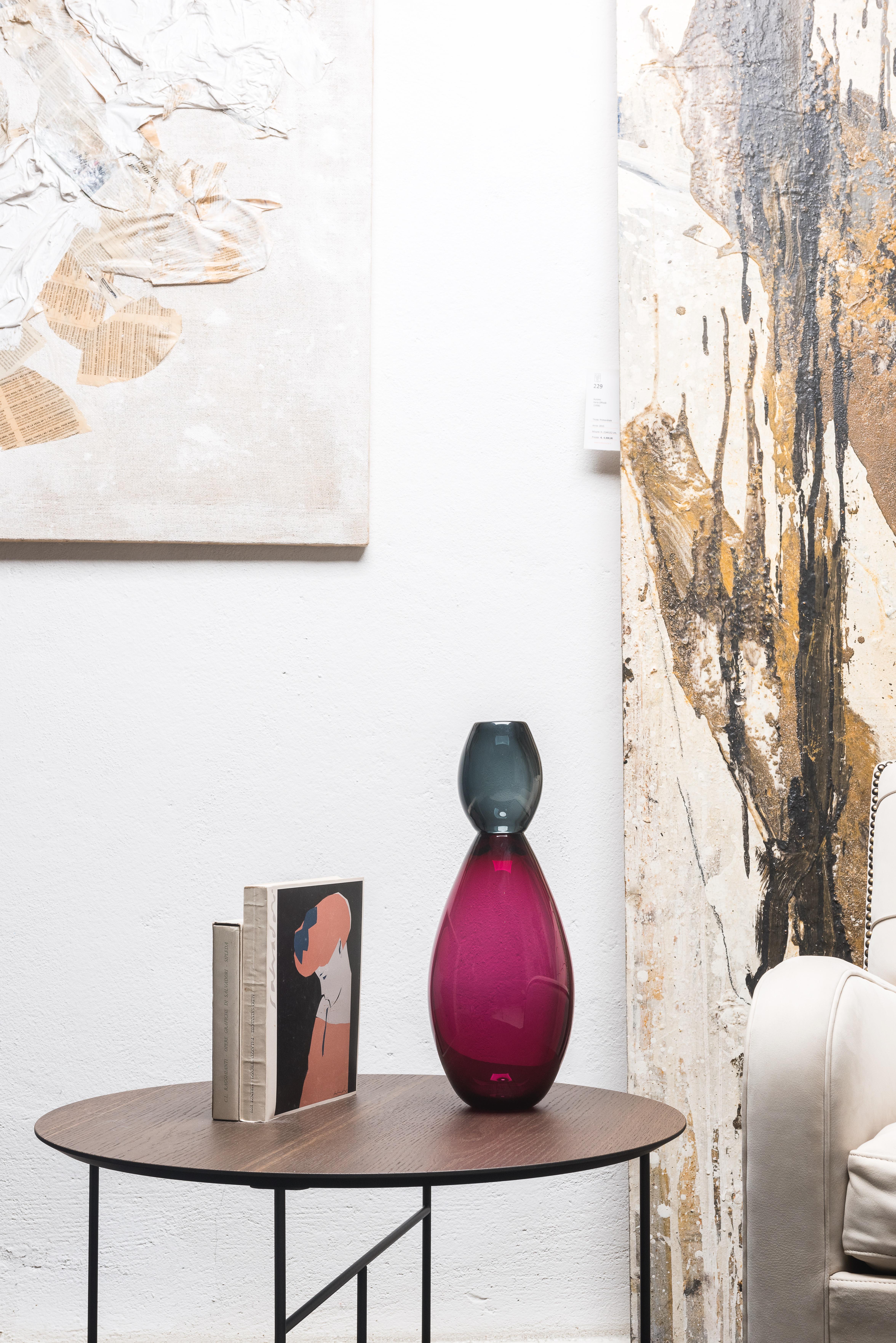 italien Vase King Karim Rashid du 21e siècle en verre de Murano de différentes couleurs en vente