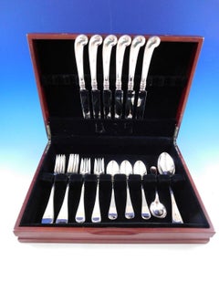 King William by Tiffany & Co Sterling Silver Flatware Set for 6 Dinner 26 Pieces