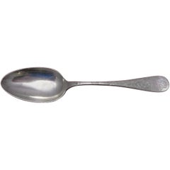 King William Engraved by Tiffany & Co. Sterling Silver Serving Spoon with Grapes
