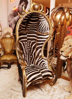King Zebra Dome Armchair