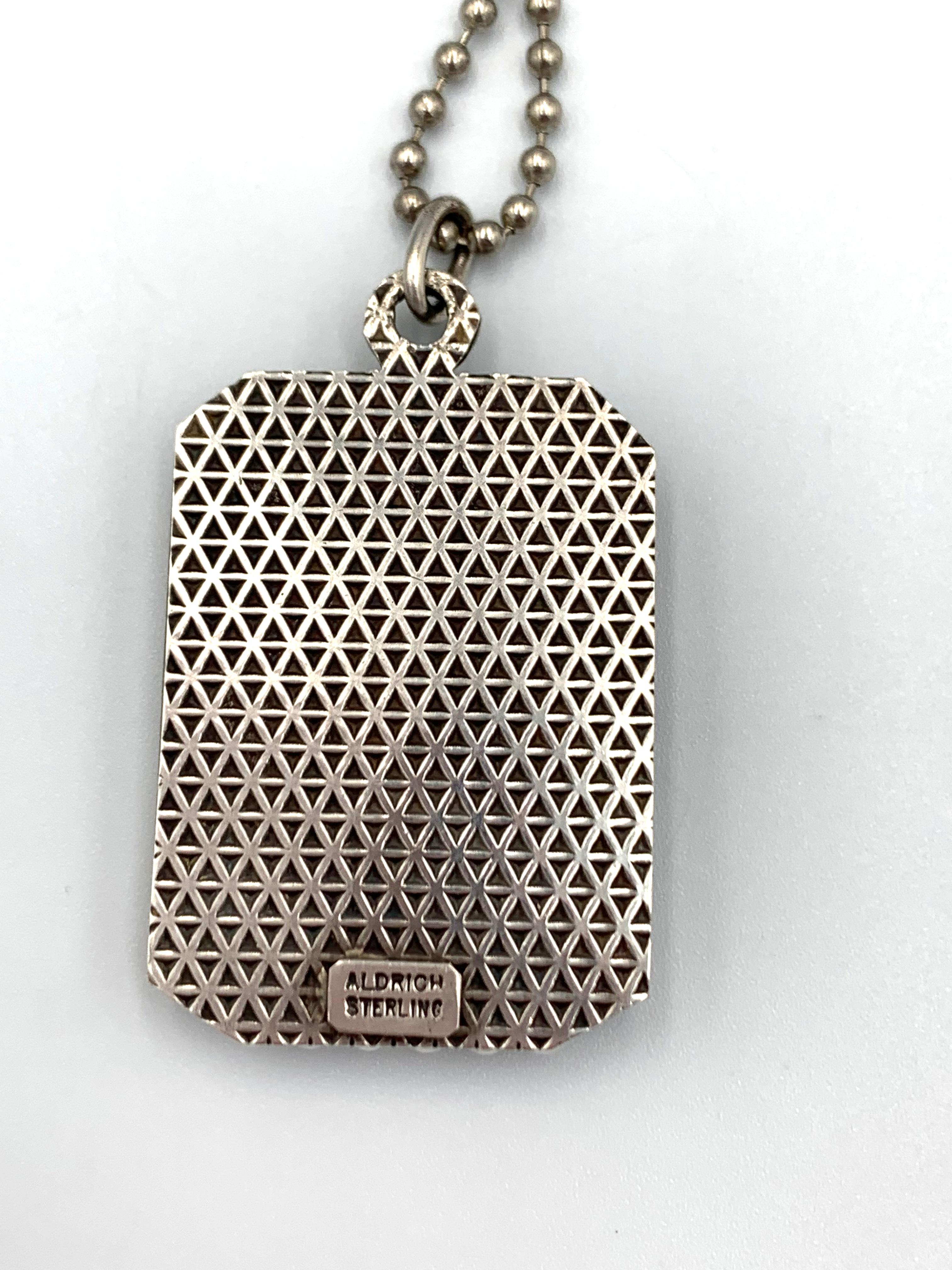 Médaille pour chien Kingman Birdseye Turquoise par Aldrich Neuf - En vente à Scottsdale, AZ