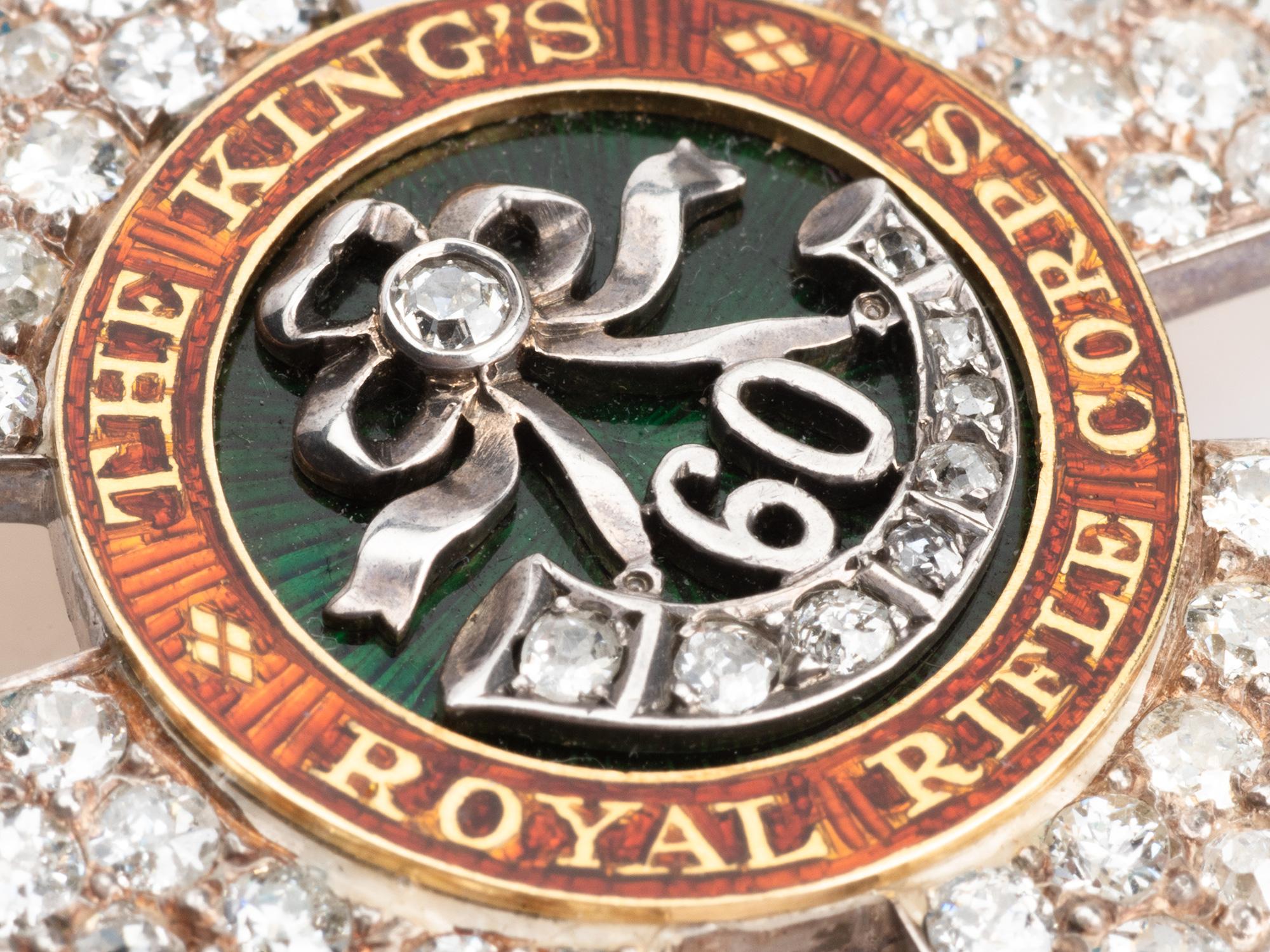 Donna Spilla a cuore del Kings Royal Riffle Corps in vendita