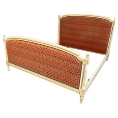 Retro Kingsize, Louis XV1 Style French Upholstered Bed