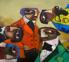 Hommes d'honneur, Peinture - Acrylique sur toile
