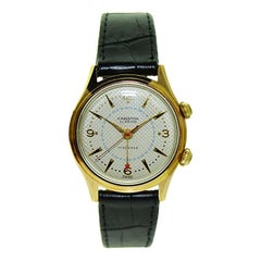 Vintage Kingston Gold Filled Art Deco Alarm Watch with Original Dial in New Condition