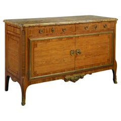 Kingwood and Amaranth Commode by Claude-Charles Saunier