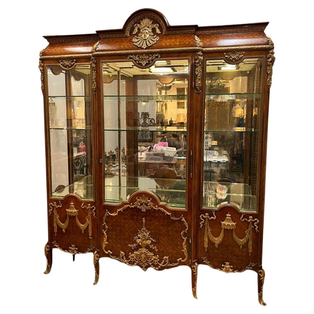 Kingwood Vitrine Attributed to Grimard