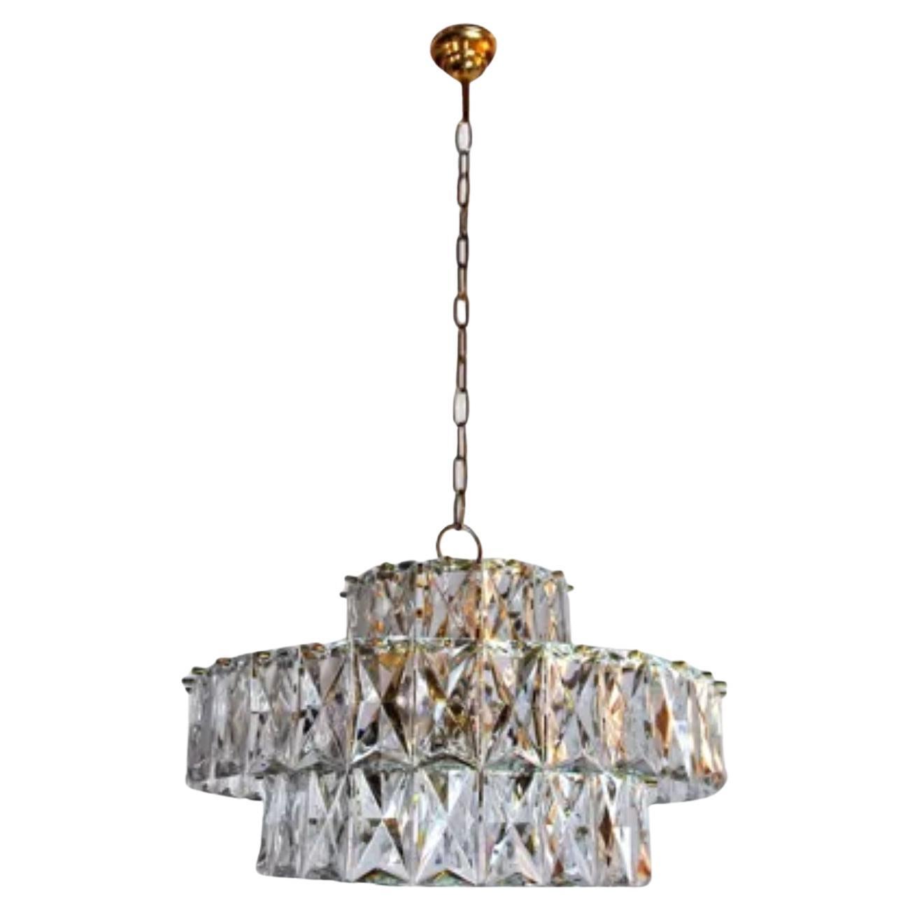 Kinkeldey Chandelier 3 Levels 1970 Germany