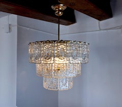 Kinkeldey Chandelier, 3 Levels, Germany, 1970