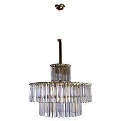 Retro Kinkeldey Chandelier, 3 Levels, Germany, 1970