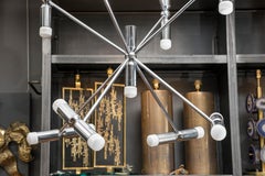 Kinkeldey Nickeled Square Chandelier