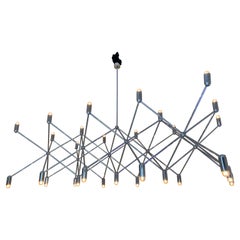 Kinkeldey Studio Large Chandelier, 1970